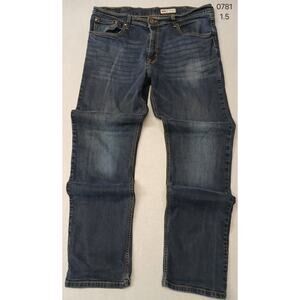 Wrangler (No Size) Men's Slim Straight Fit Dark Blue Denim Jeans